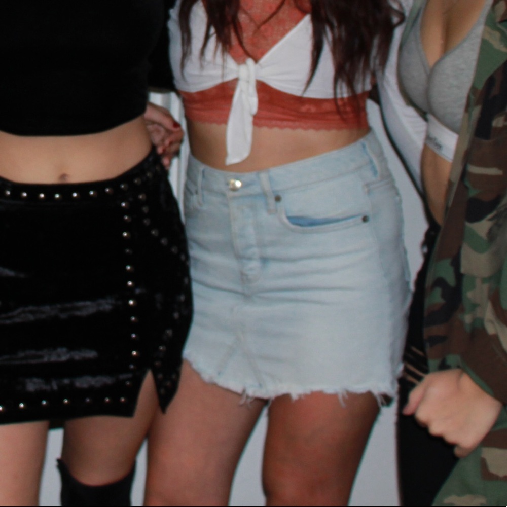 Denim skirt